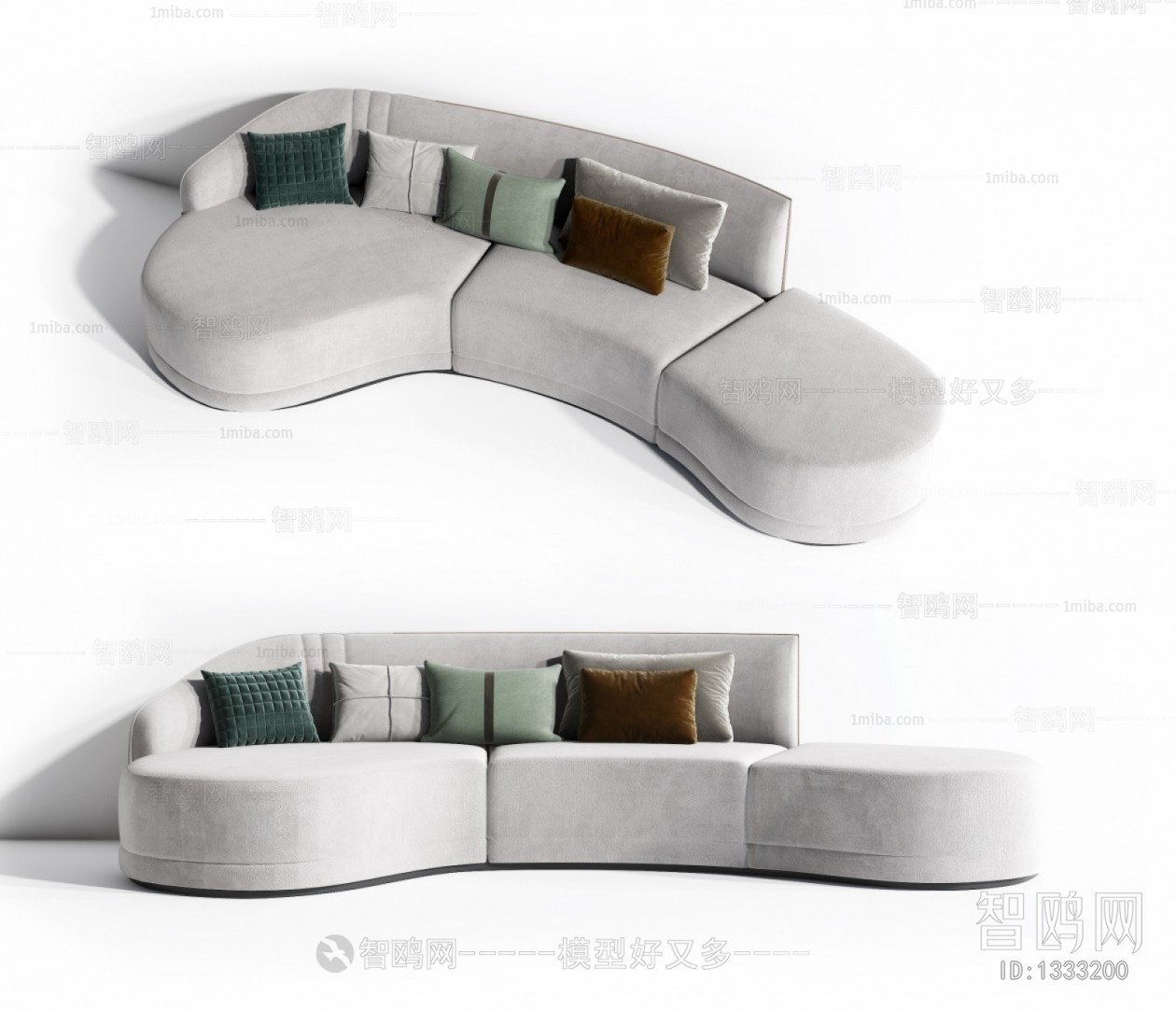 Modern Curved Sofa