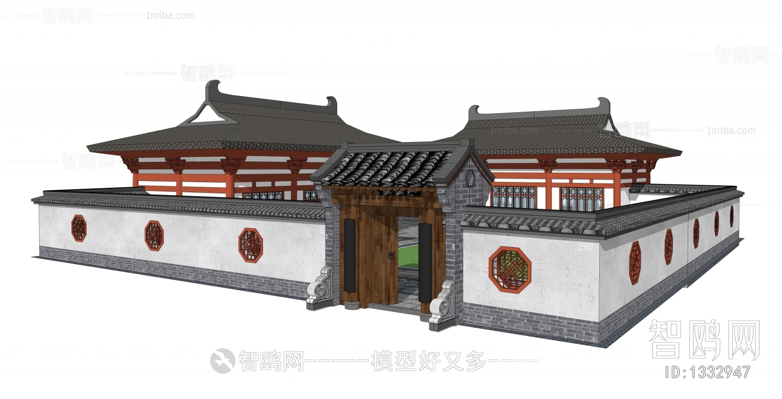 Chinese Style Ancient Architectural Buildings