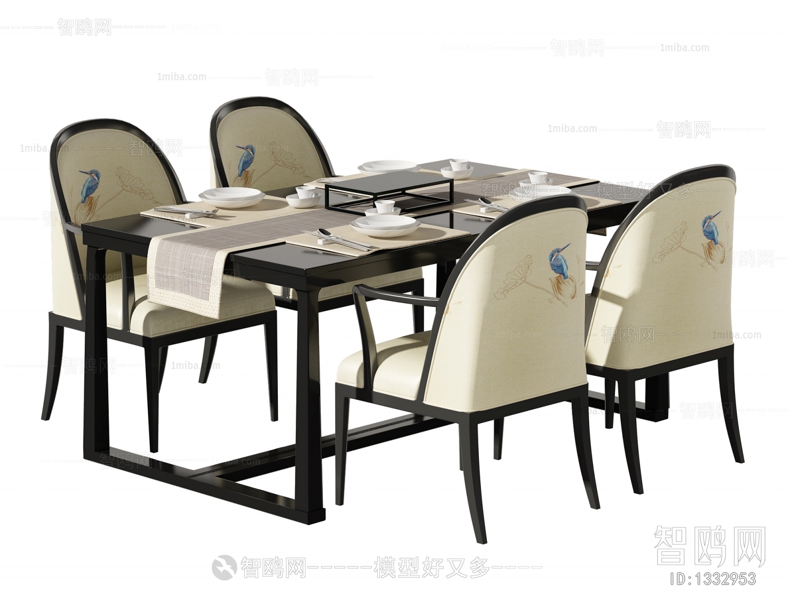 New Chinese Style Dining Table And Chairs