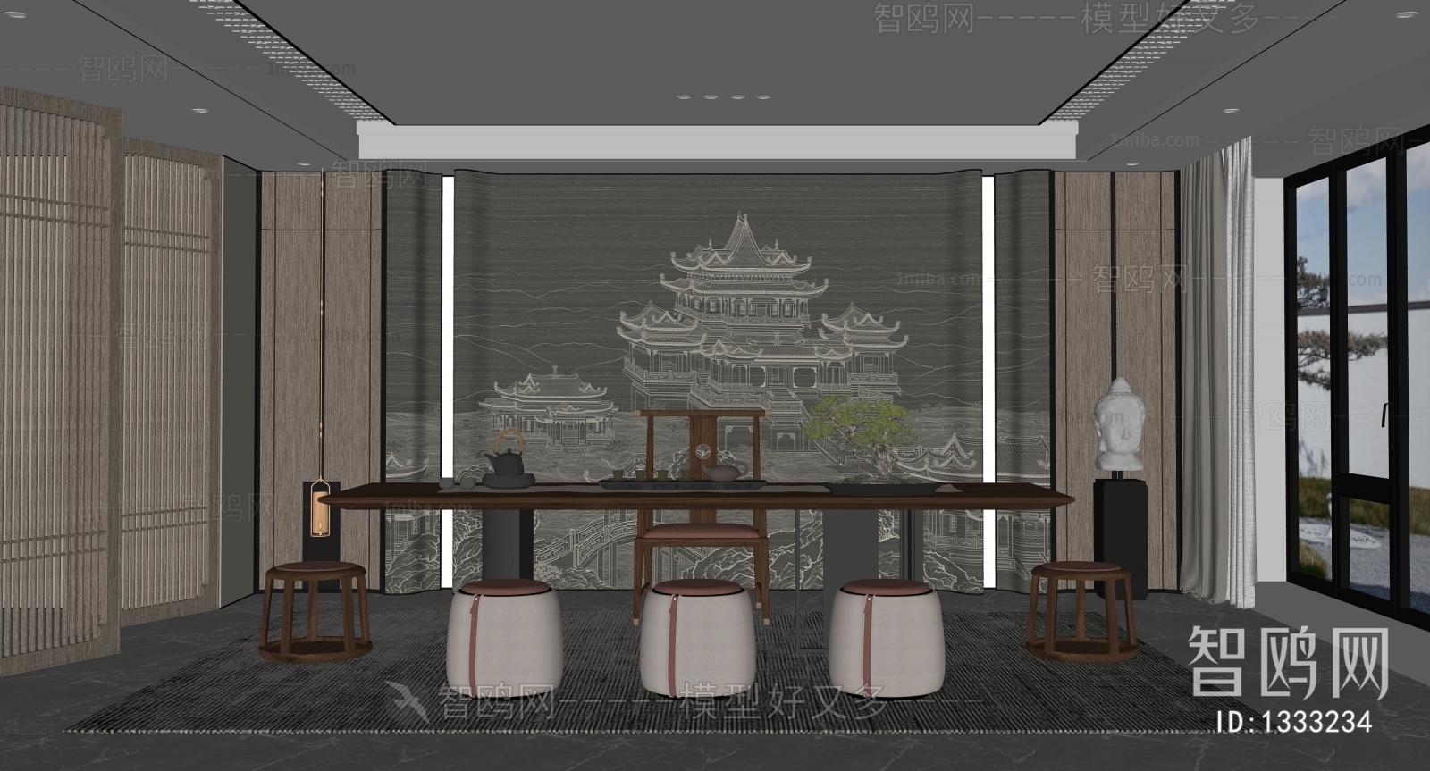 New Chinese Style Tea House