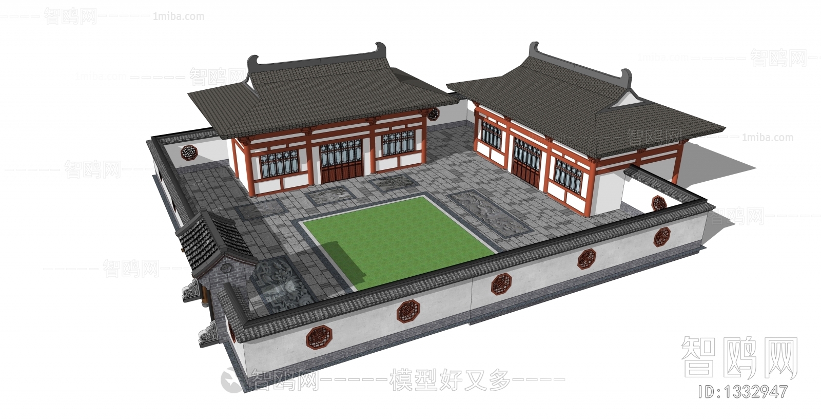 Chinese Style Ancient Architectural Buildings