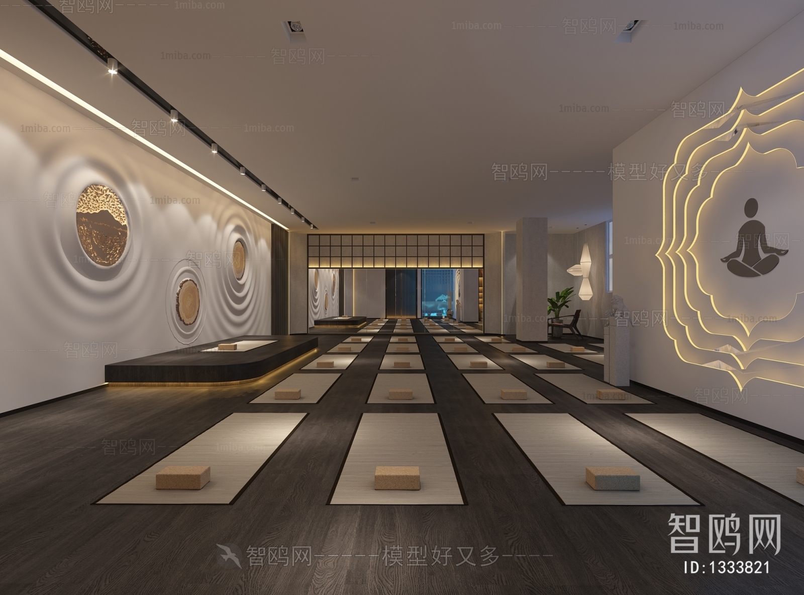 Modern Yoga Room