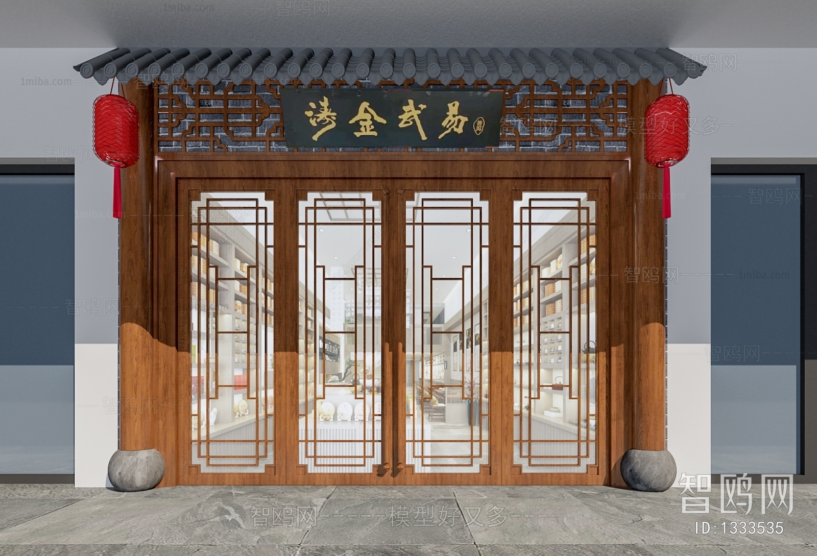 New Chinese Style Facade Element