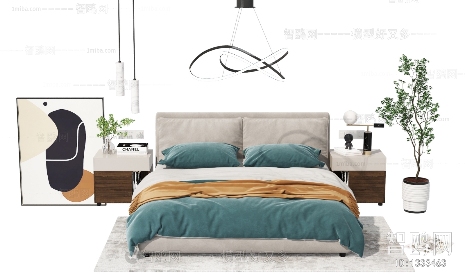 Modern Double Bed