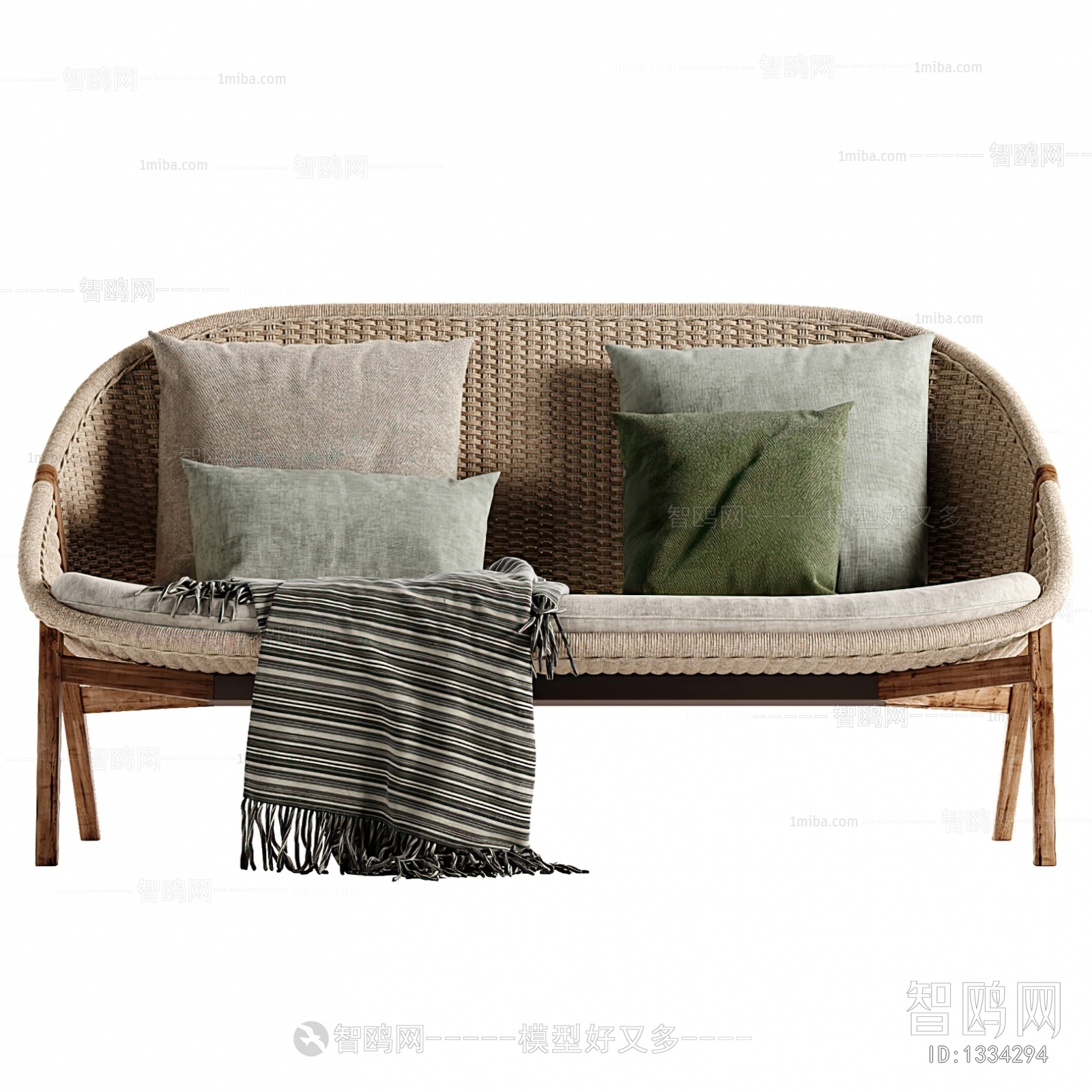Southeast Asian Style A Sofa For Two