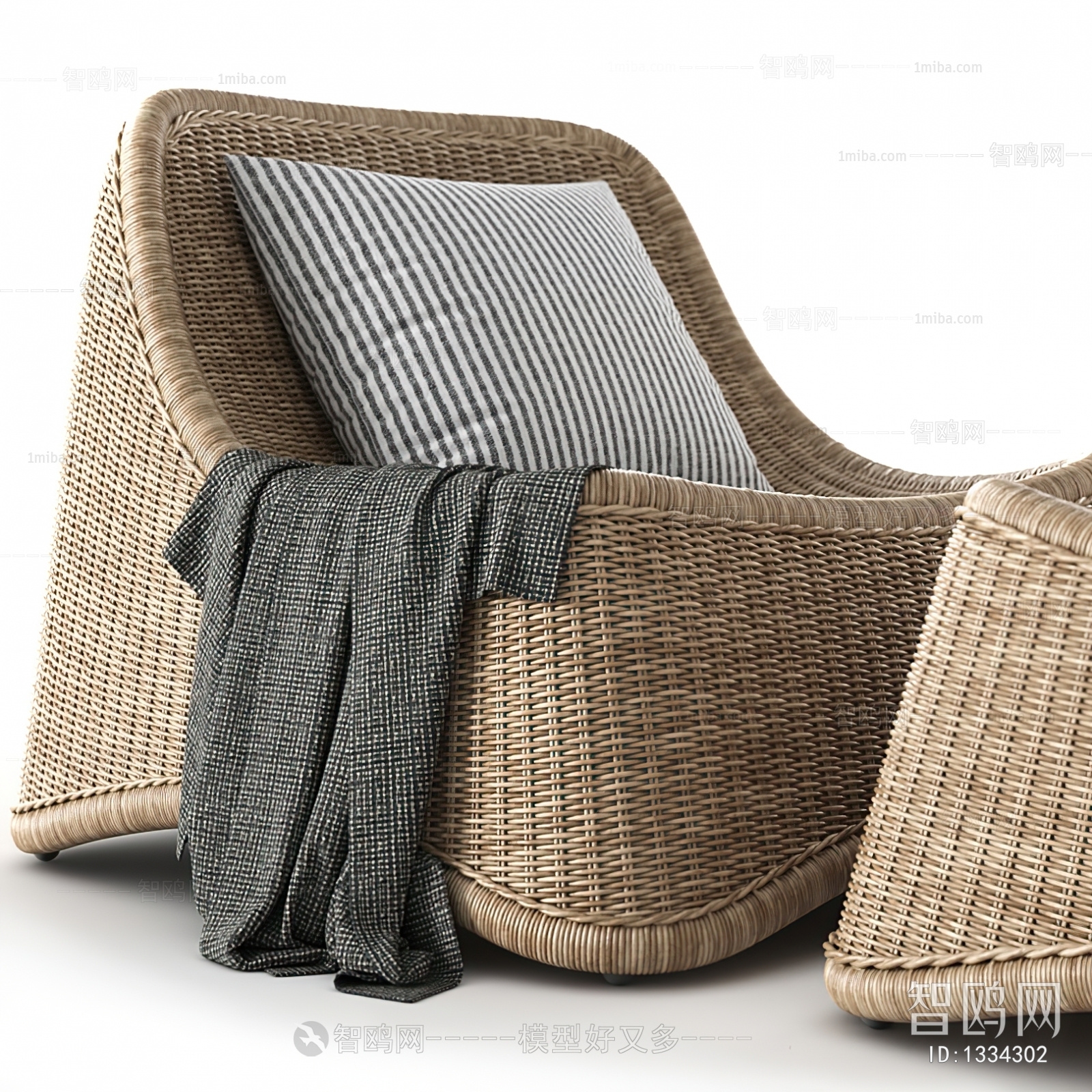 Southeast Asian Style Lounge Chair
