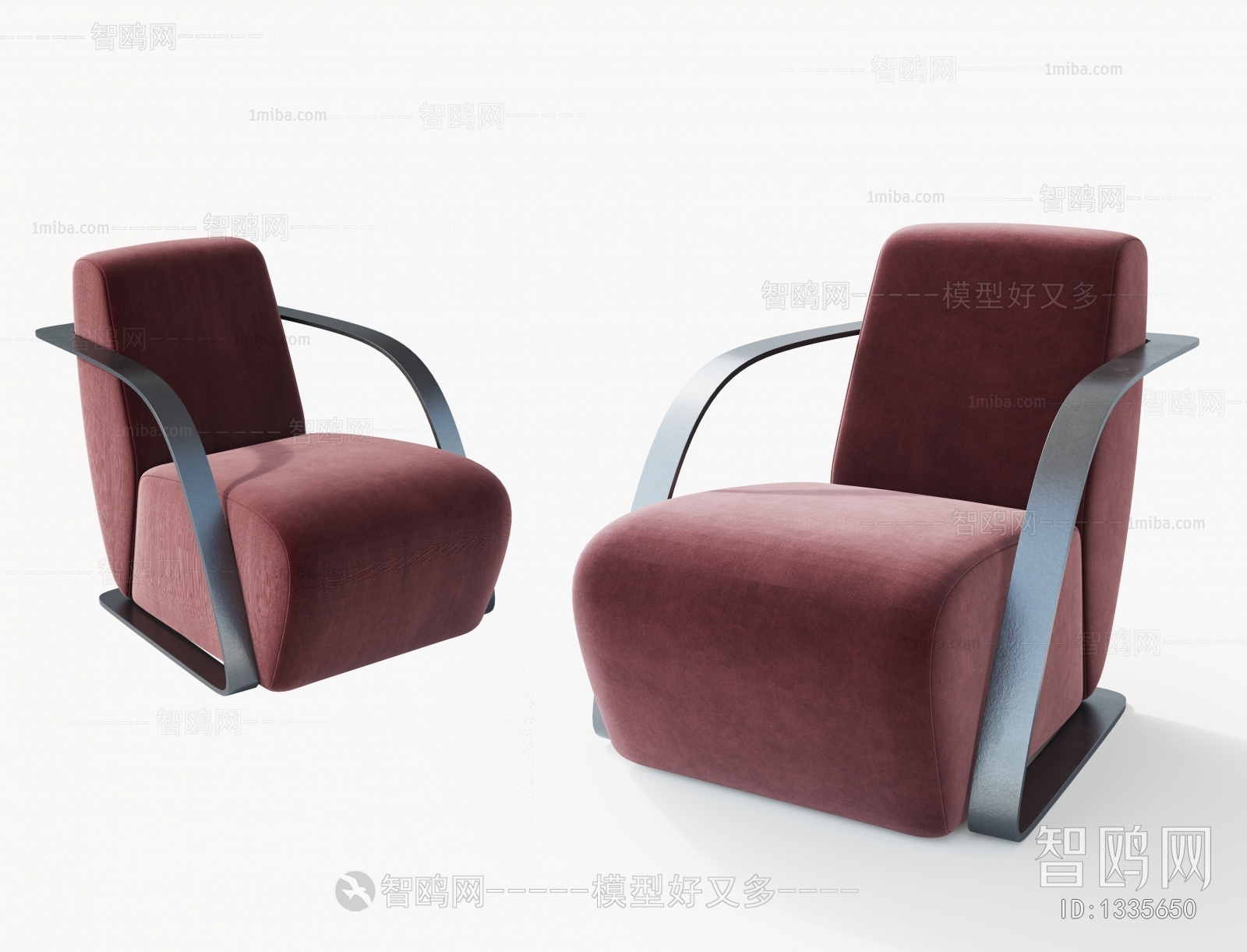 New Chinese Style Single Sofa