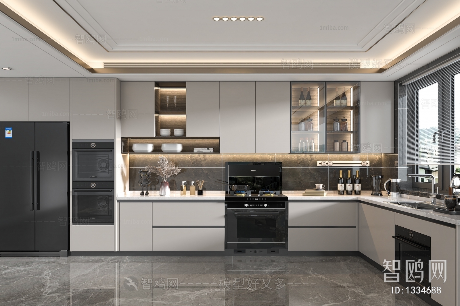 Modern The Kitchen