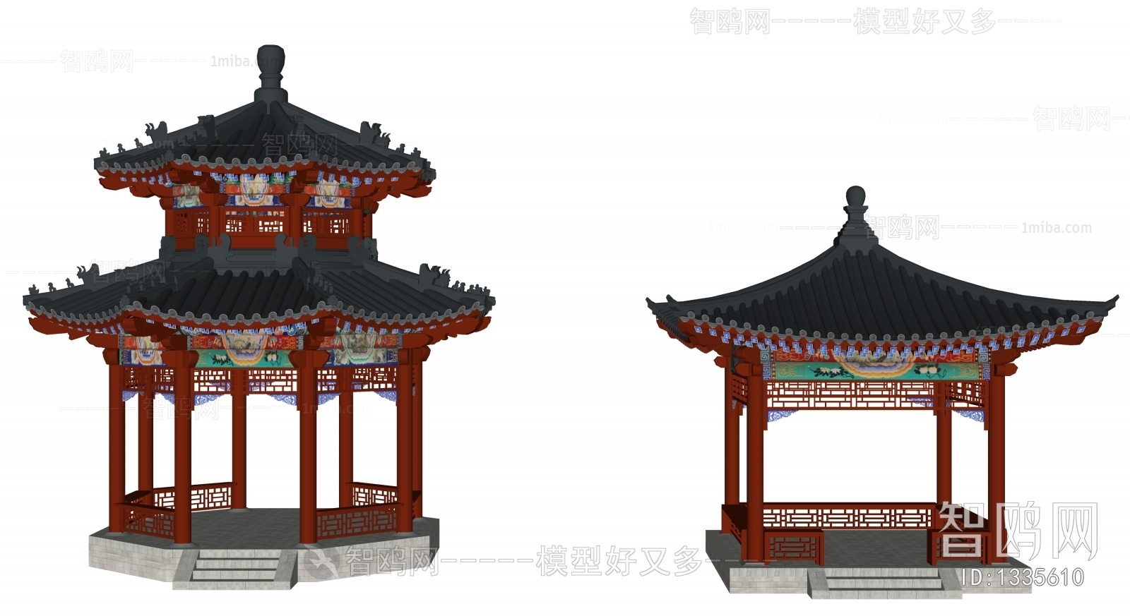 Chinese Style Ancient Architectural Buildings