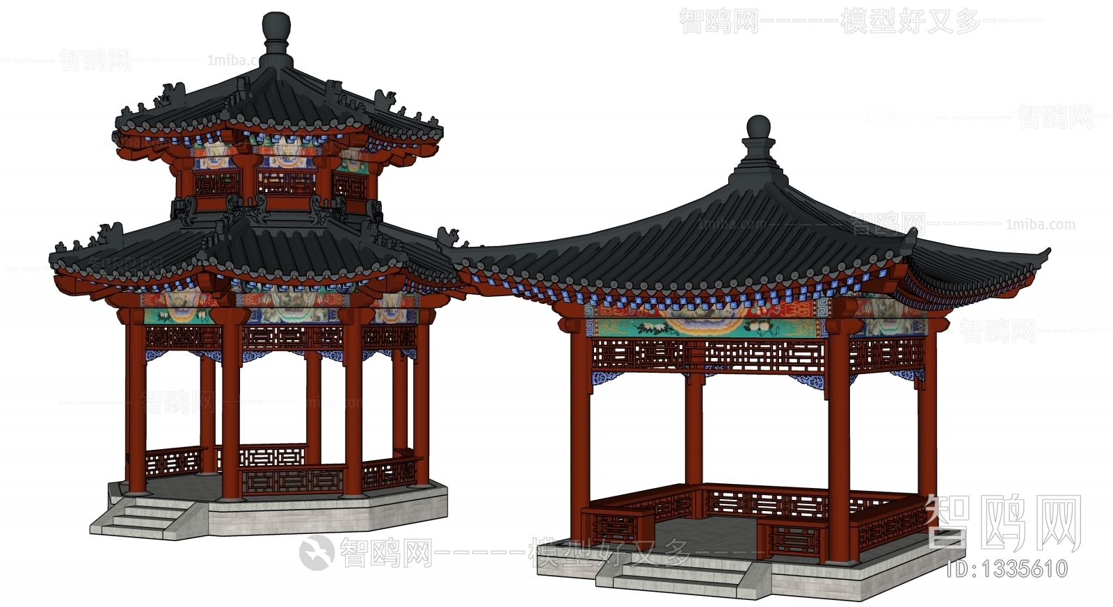 Chinese Style Ancient Architectural Buildings