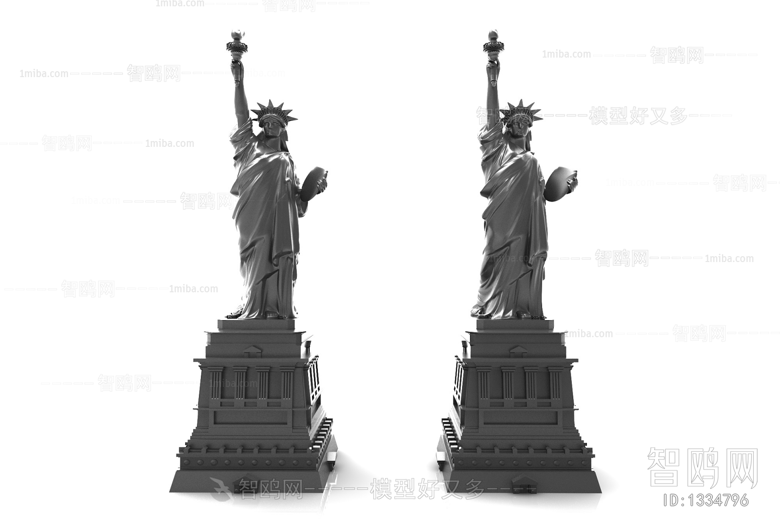 美式自由女神像雕塑