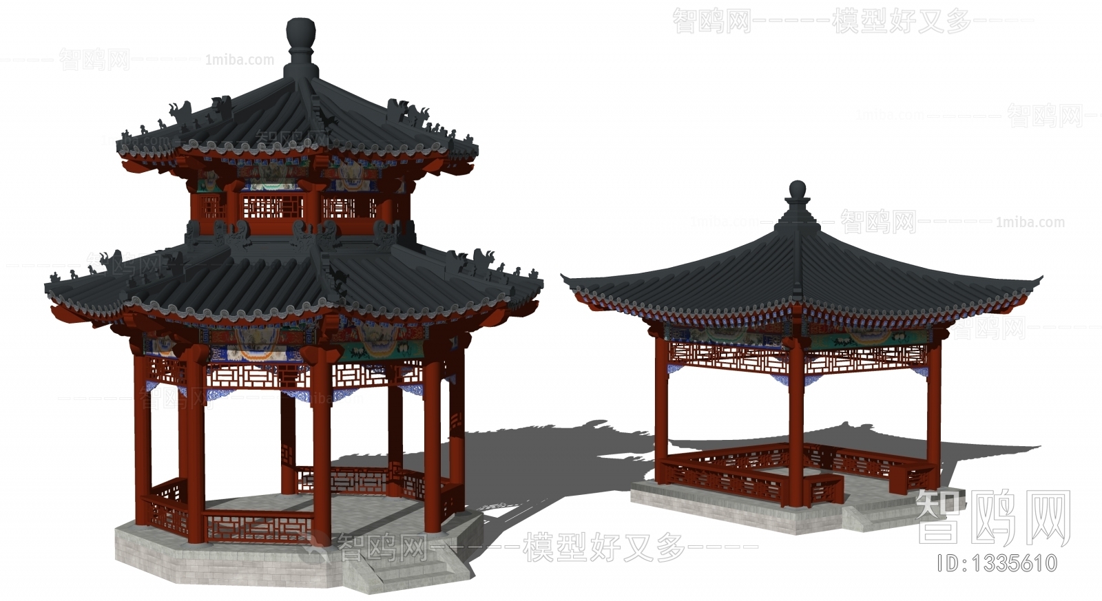 Chinese Style Ancient Architectural Buildings