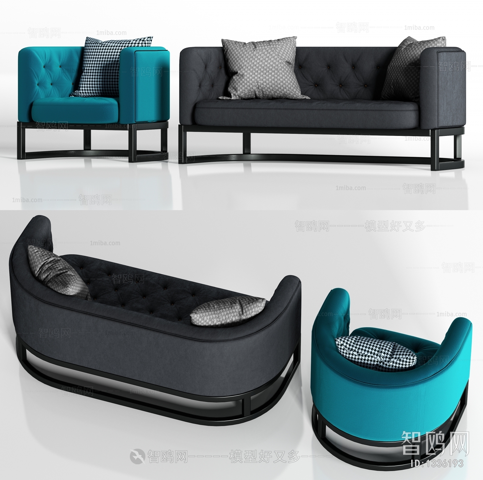 Modern Multi Person Sofa