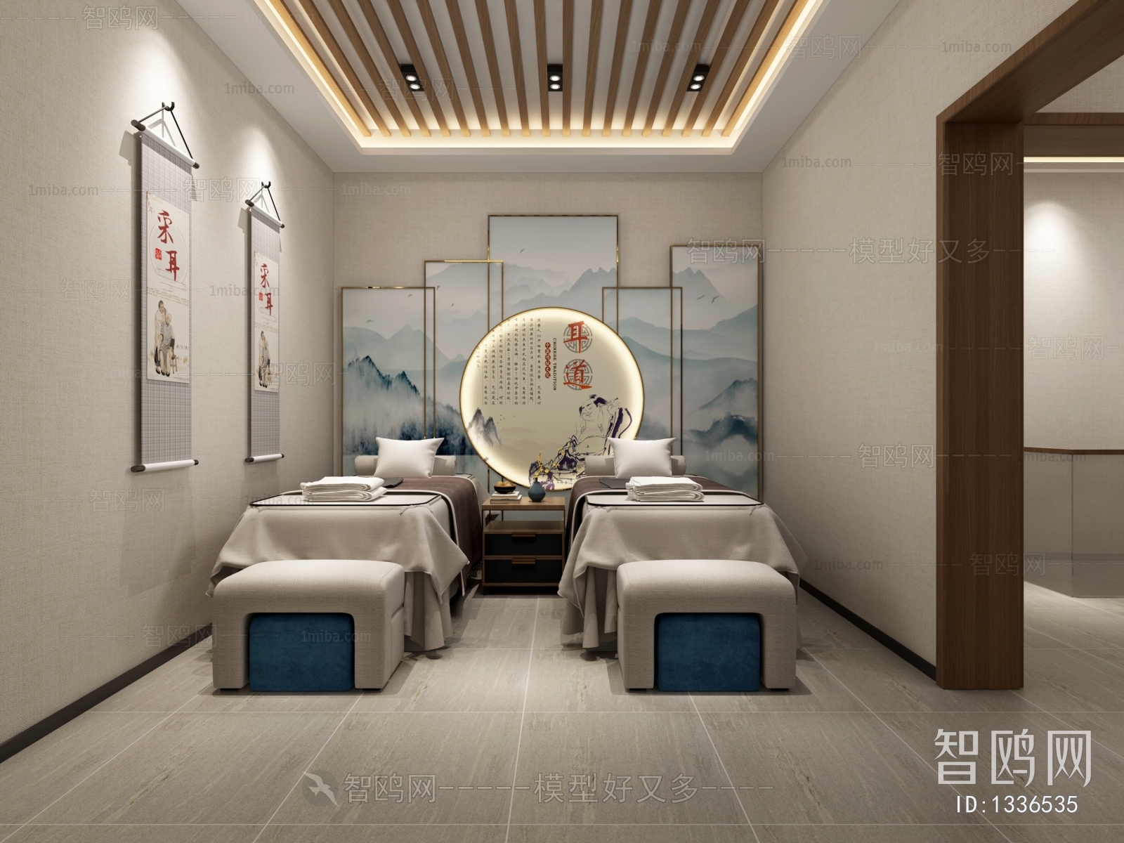 New Chinese Style Beauty Salon