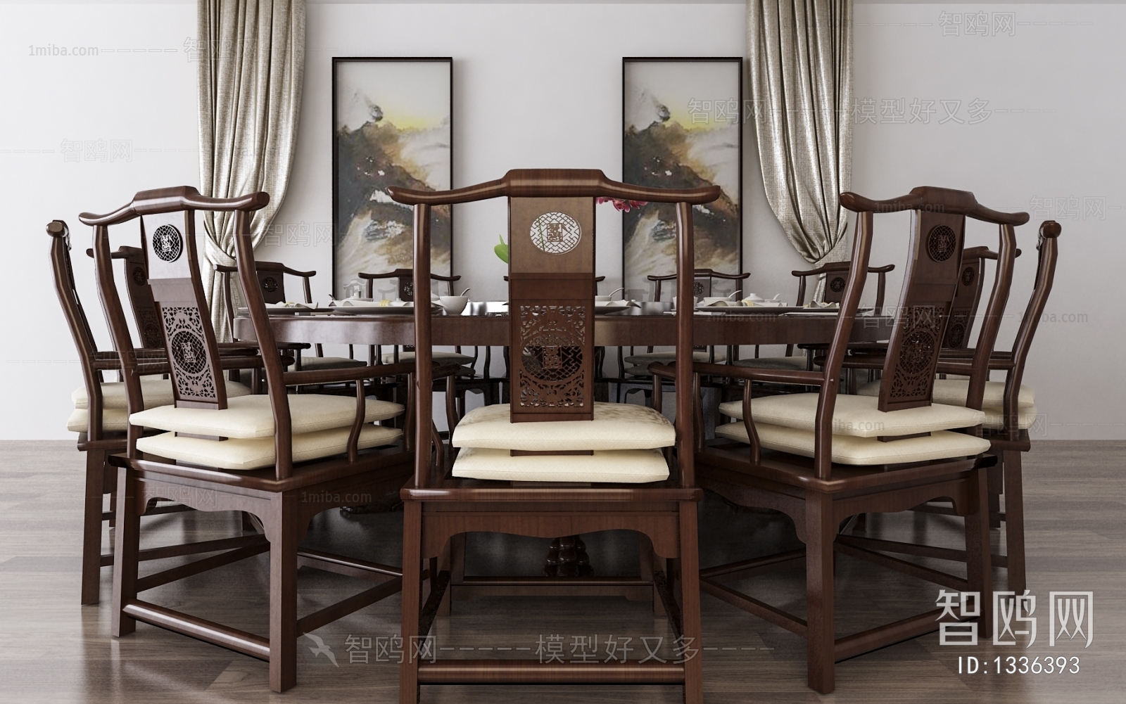 New Chinese Style Dining Table And Chairs