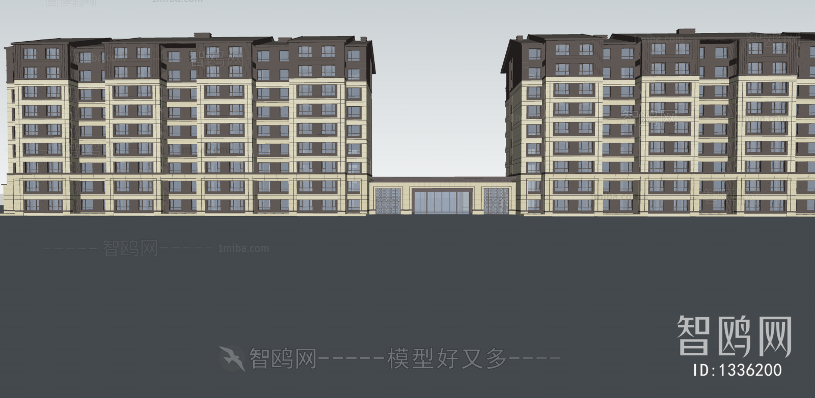 New Chinese Style Building Appearance