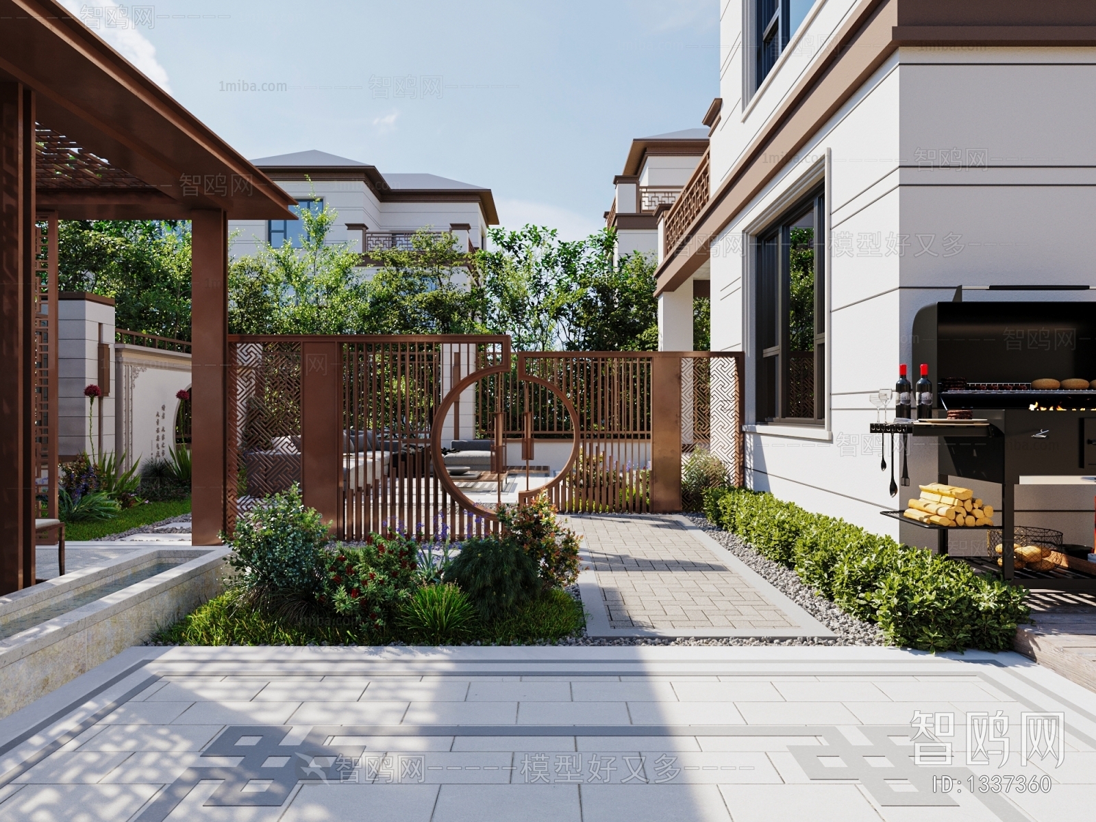 Modern Courtyard/landscape