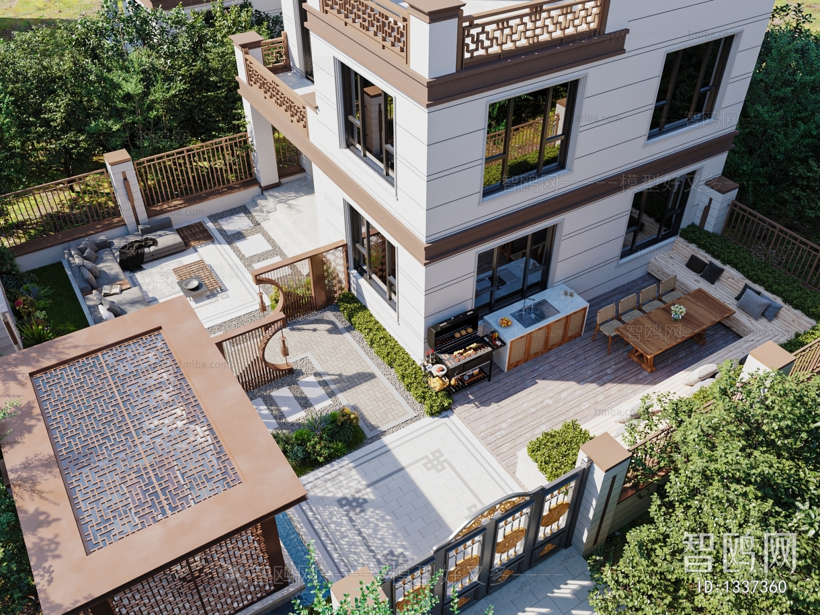 Modern Courtyard/landscape