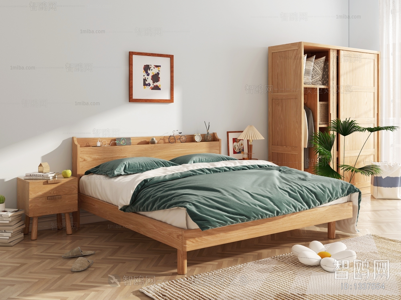 Nordic Style Double Bed