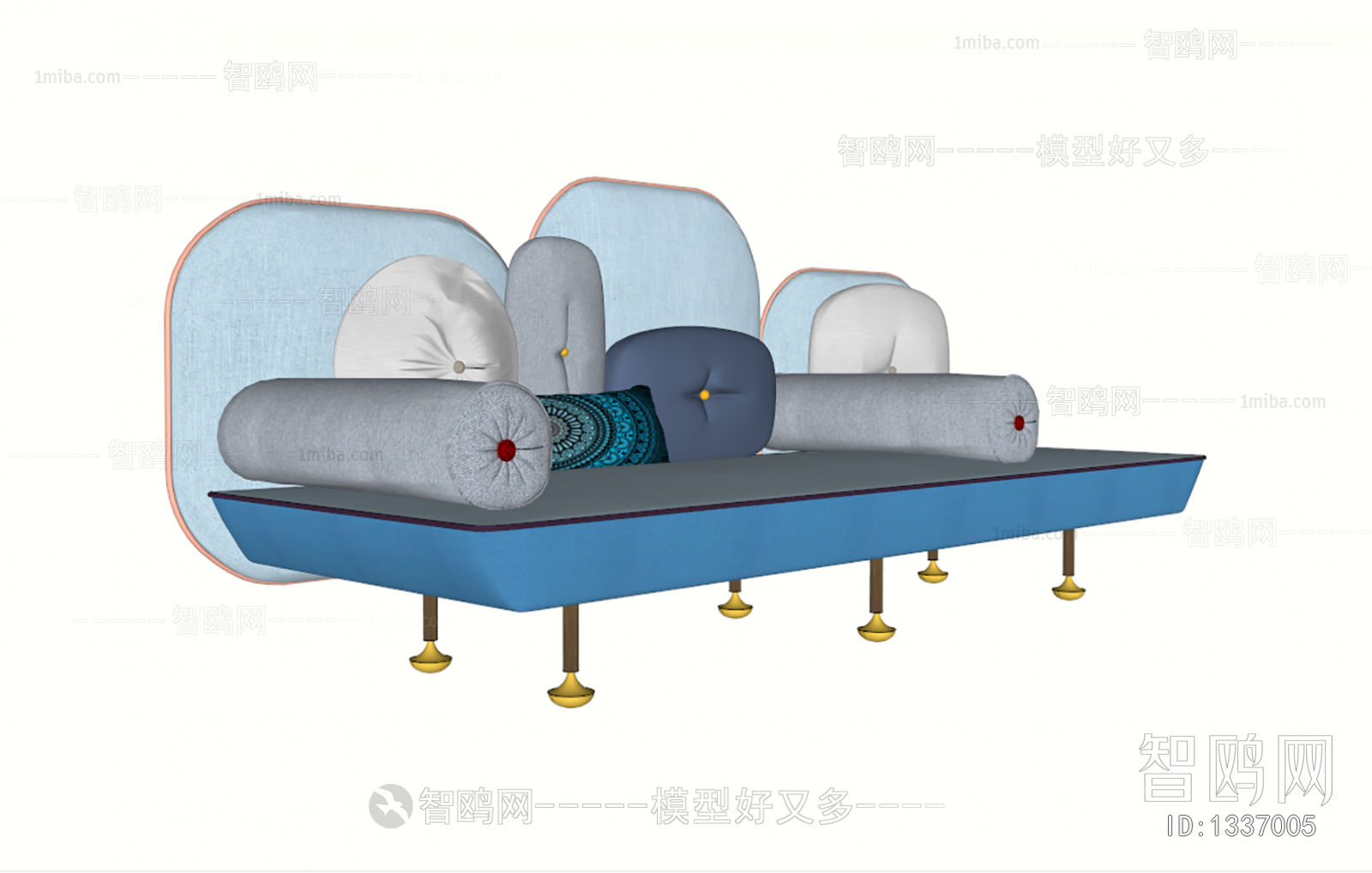 Modern Three-seat Sofa