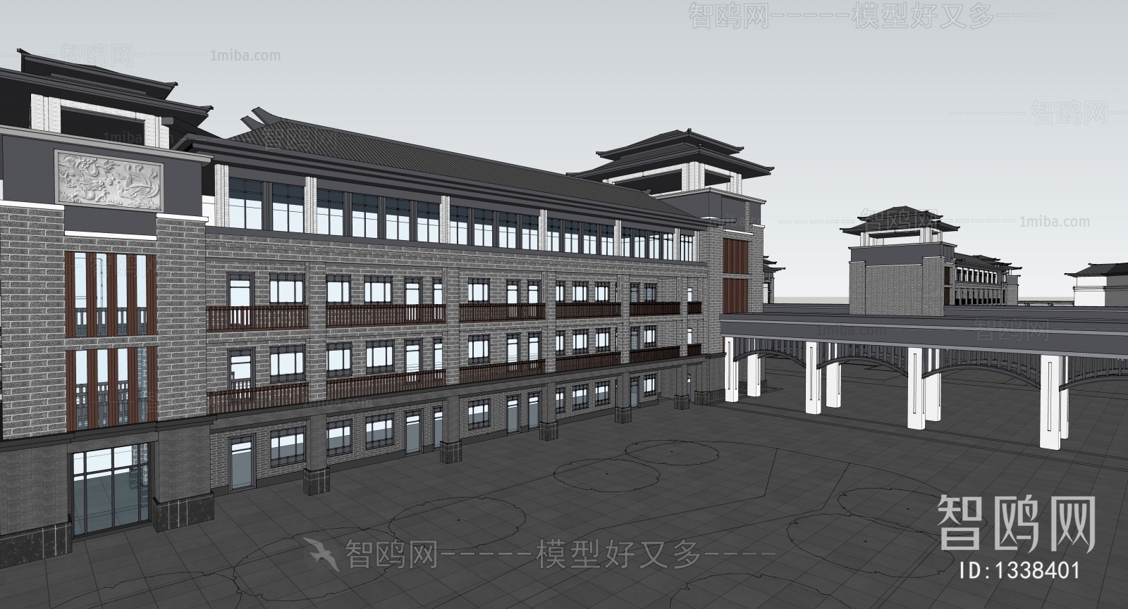 新中式学校建筑