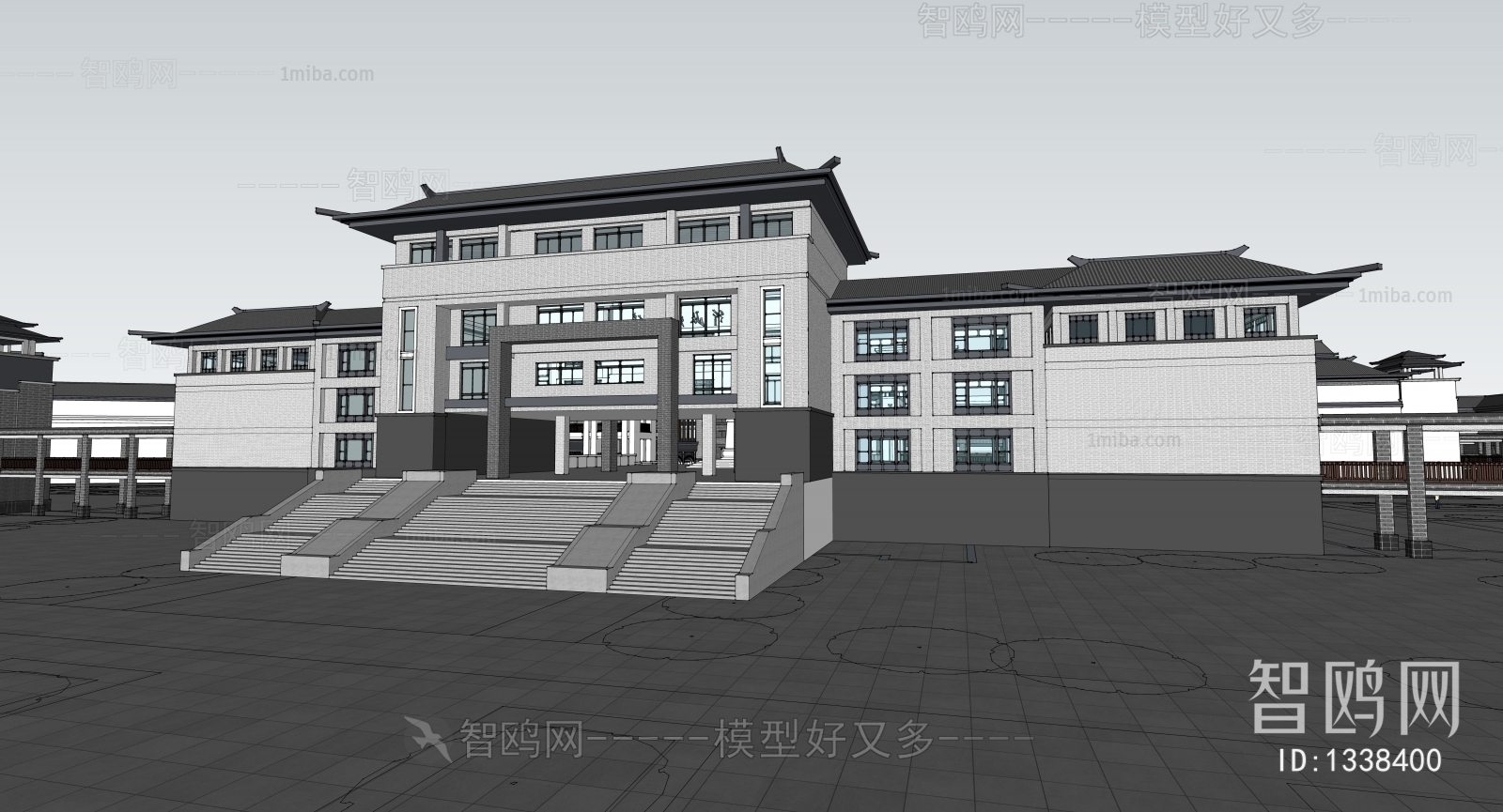 新中式学校建筑