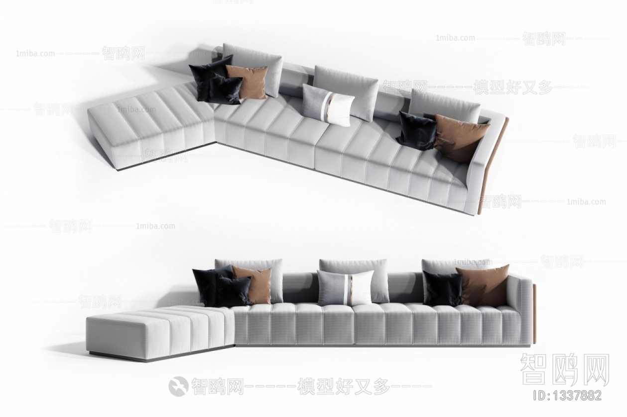 Modern Multi Person Sofa