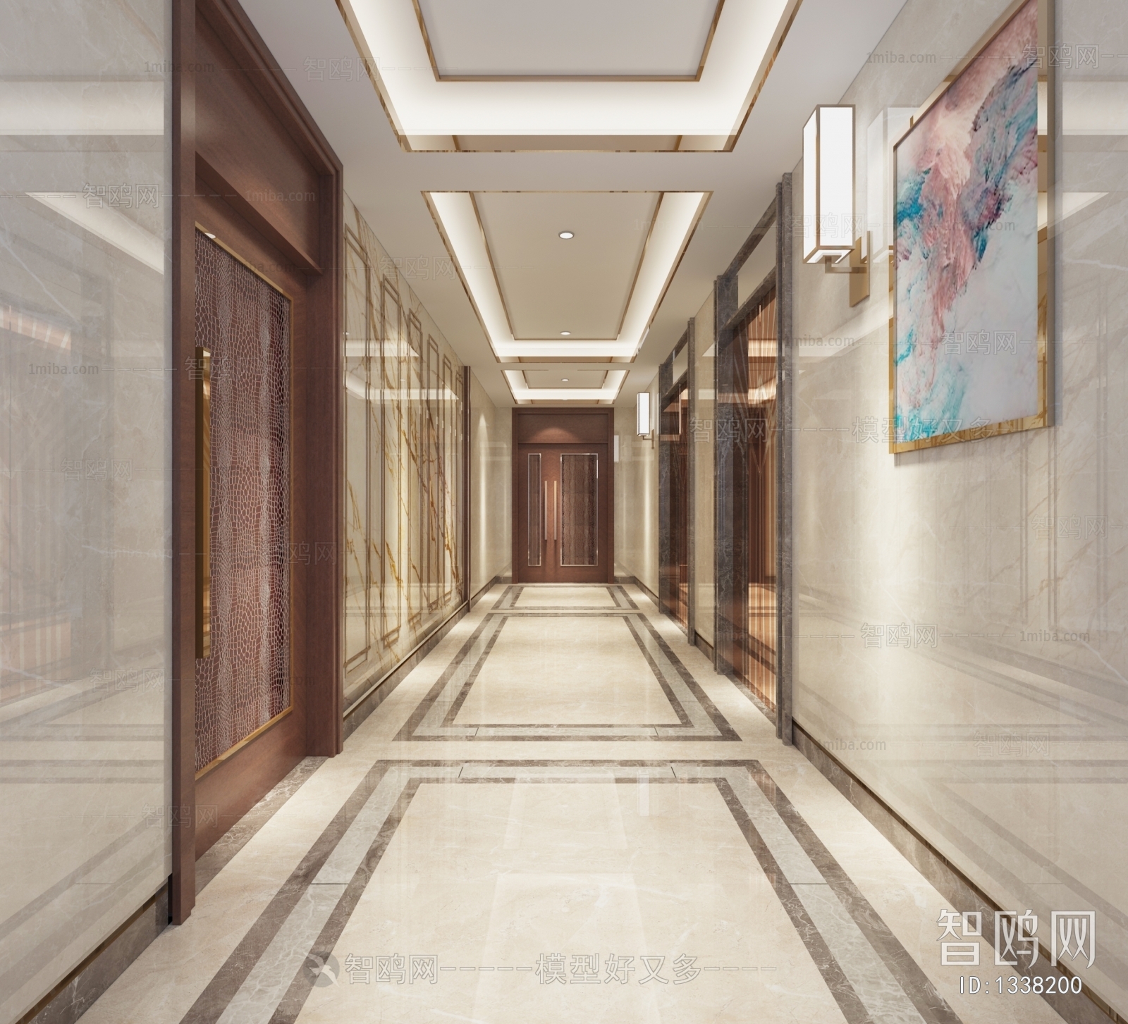 Modern Corridor/elevator Hall