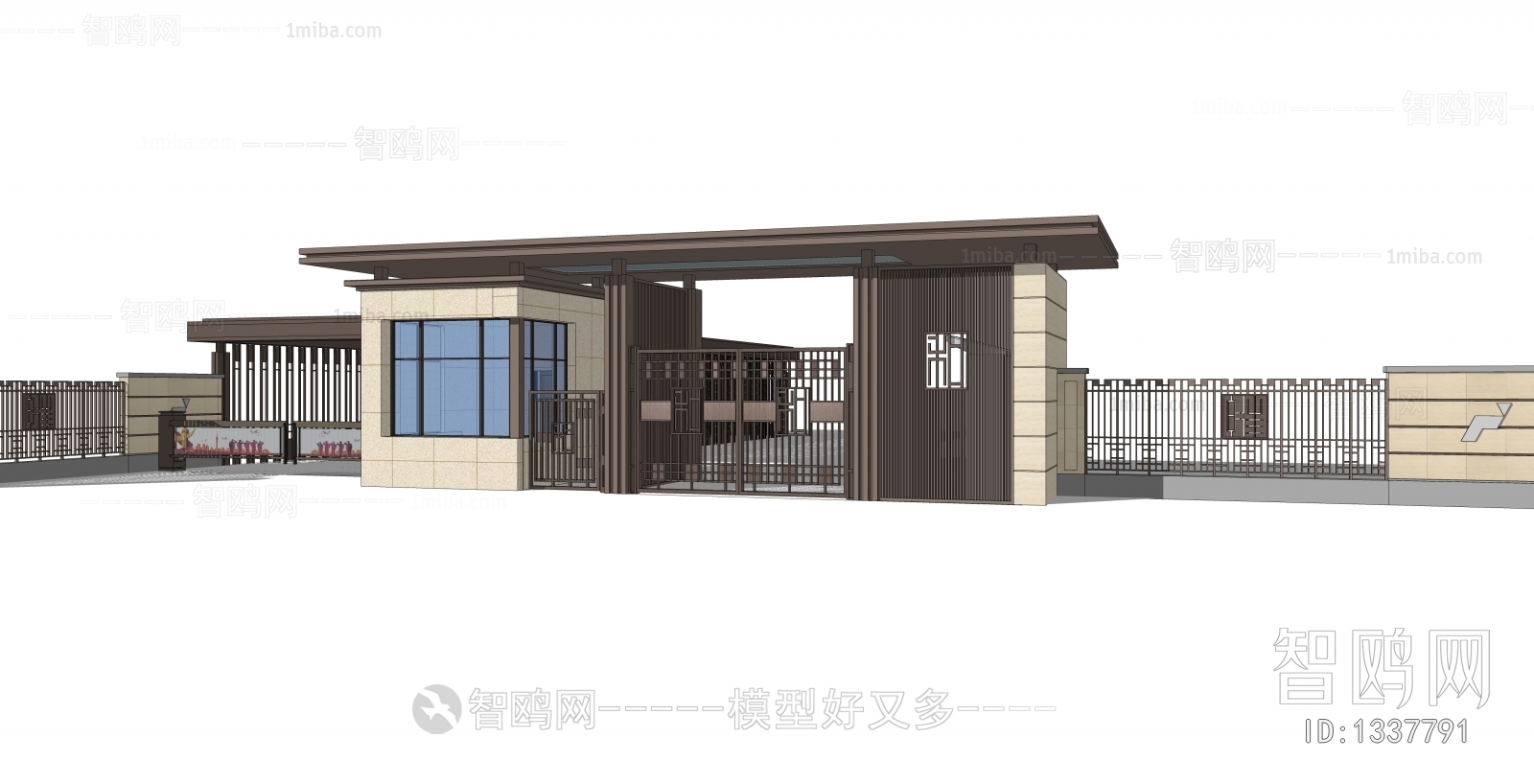 New Chinese Style Facade Element