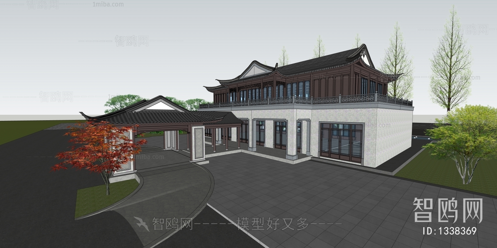 Chinese Style Villa Appearance