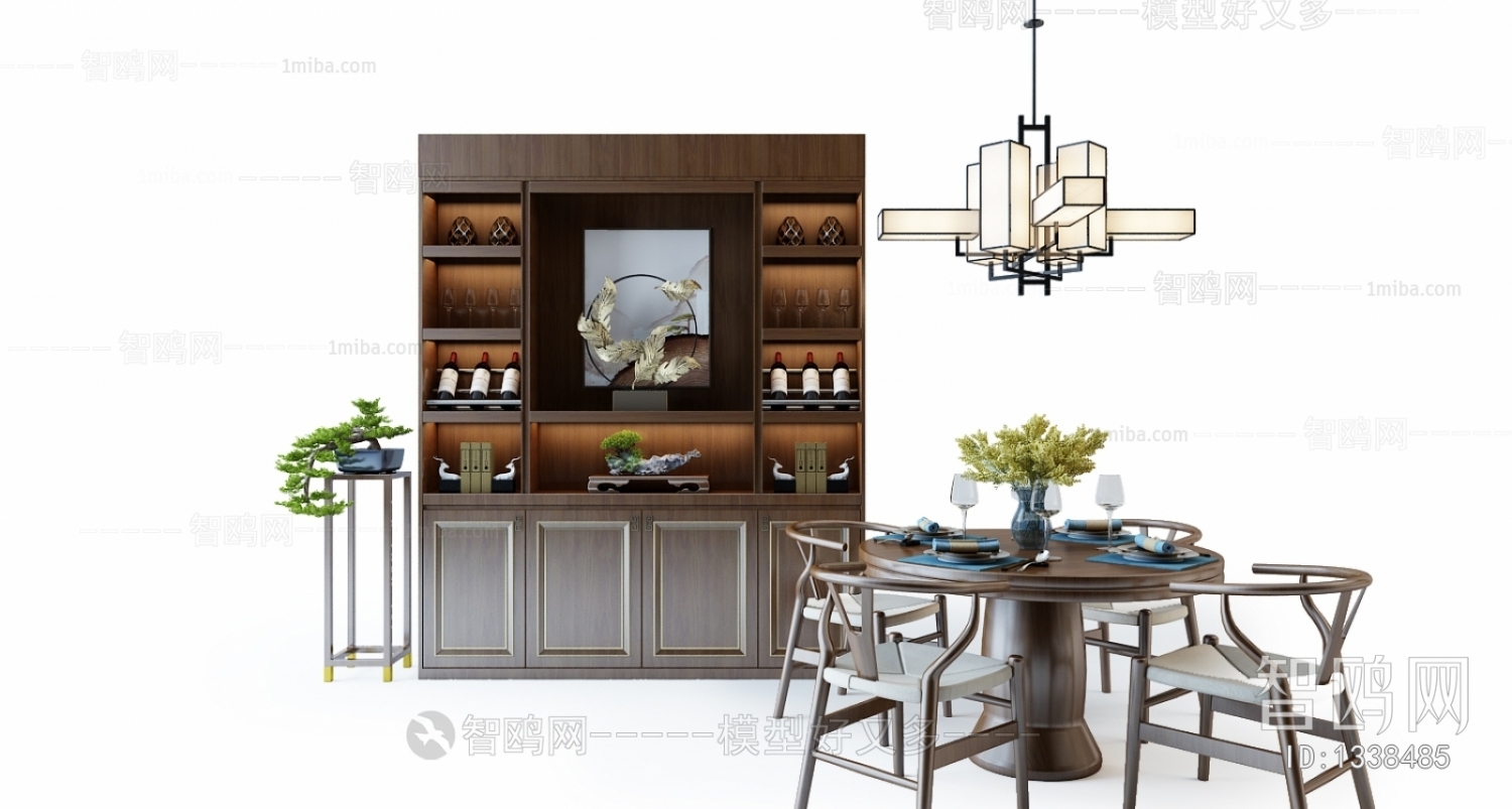 New Chinese Style Dining Table And Chairs