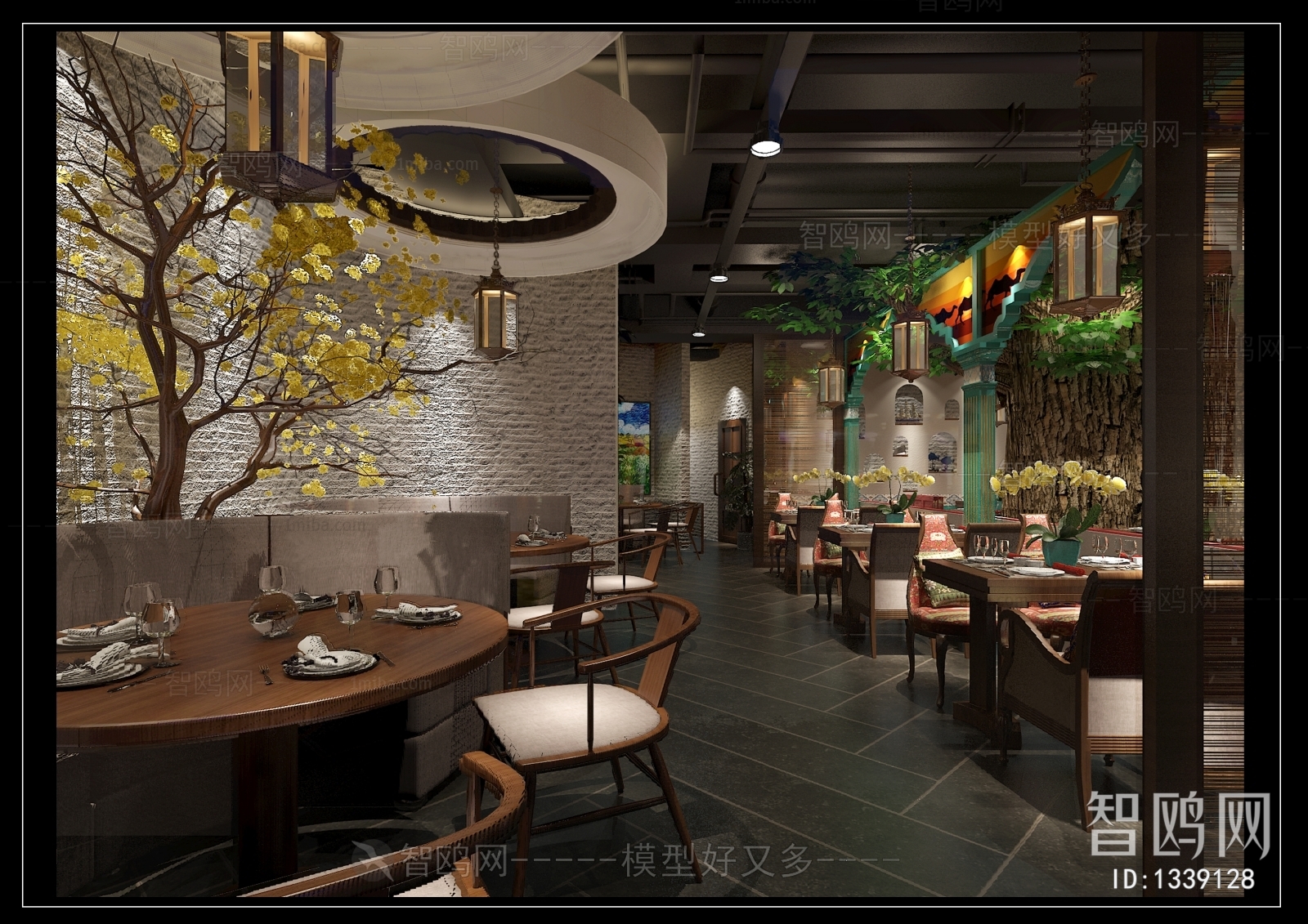 New Chinese Style Catering Space