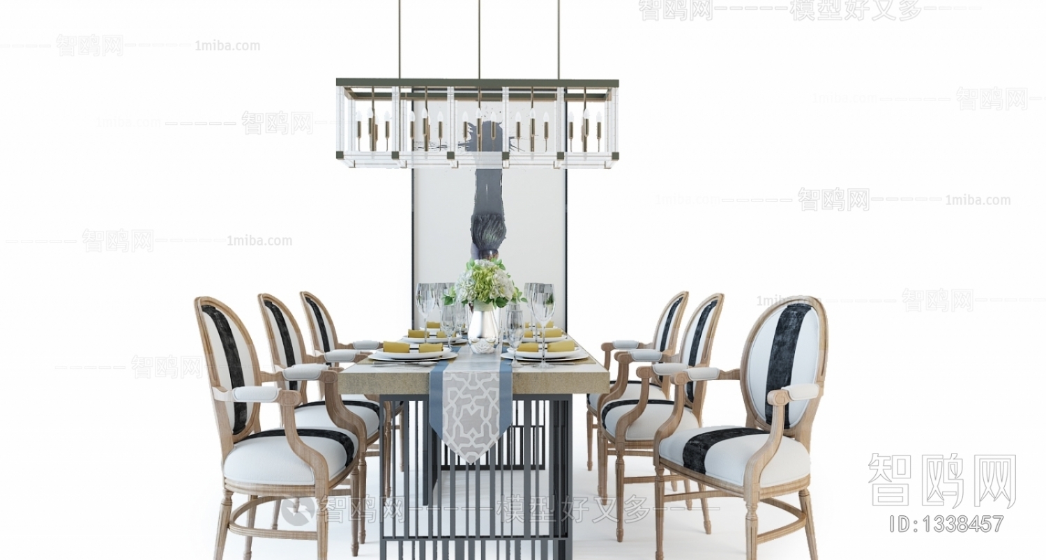 American Style Dining Table And Chairs