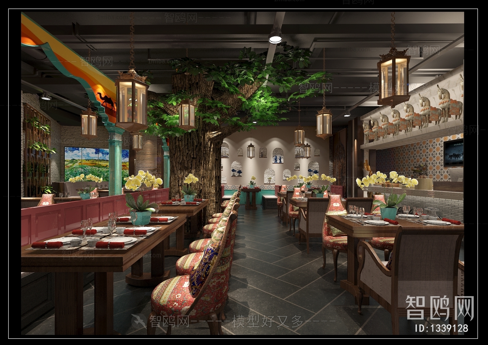 New Chinese Style Catering Space