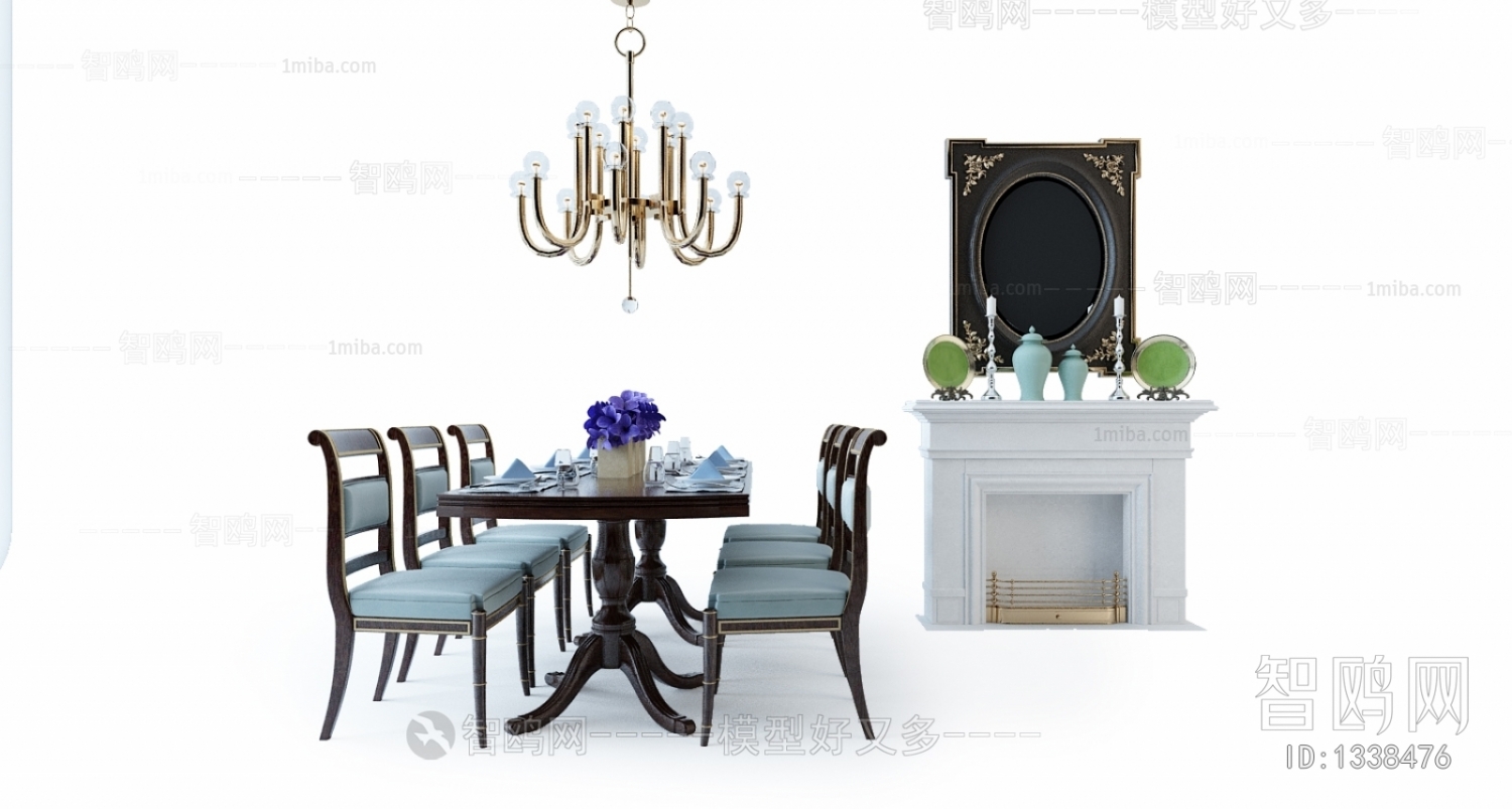 American Style Dining Table And Chairs