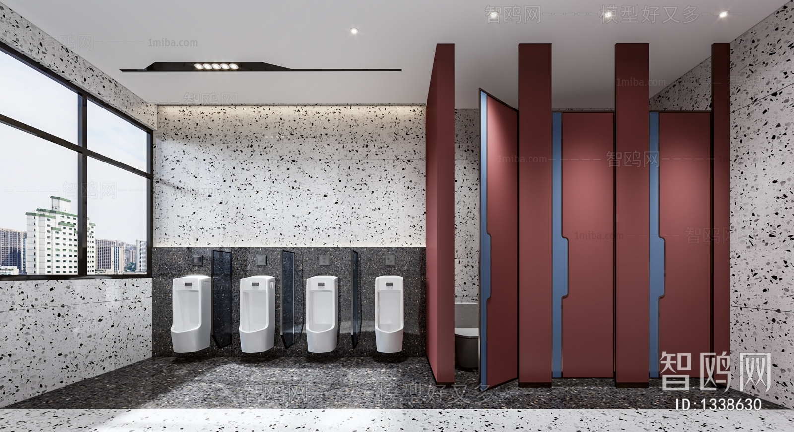 Modern Public Toilet