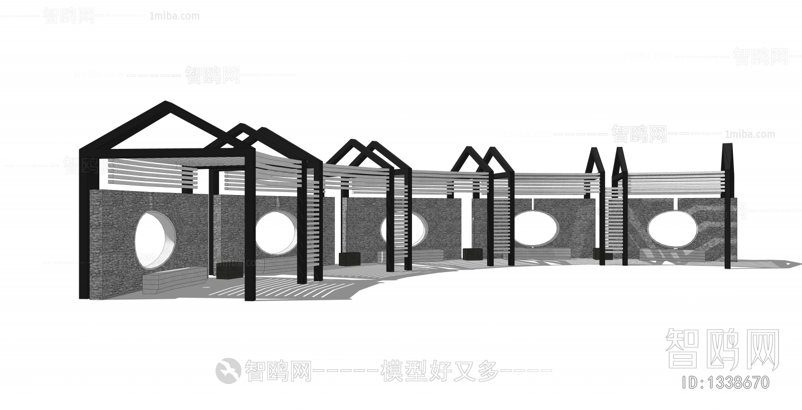 New Chinese Style Building Component