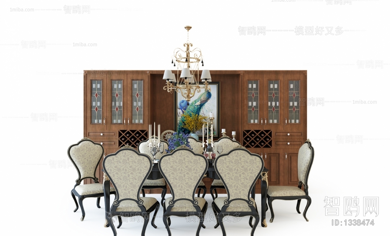 American Style Dining Table And Chairs