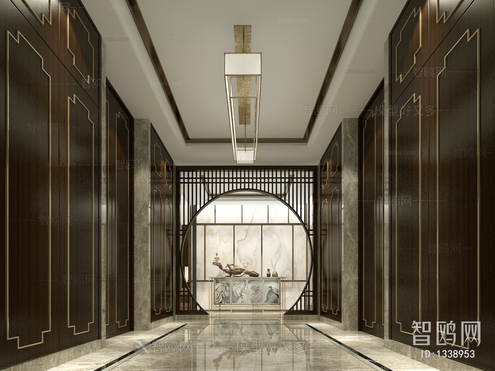 New Chinese Style Hallway