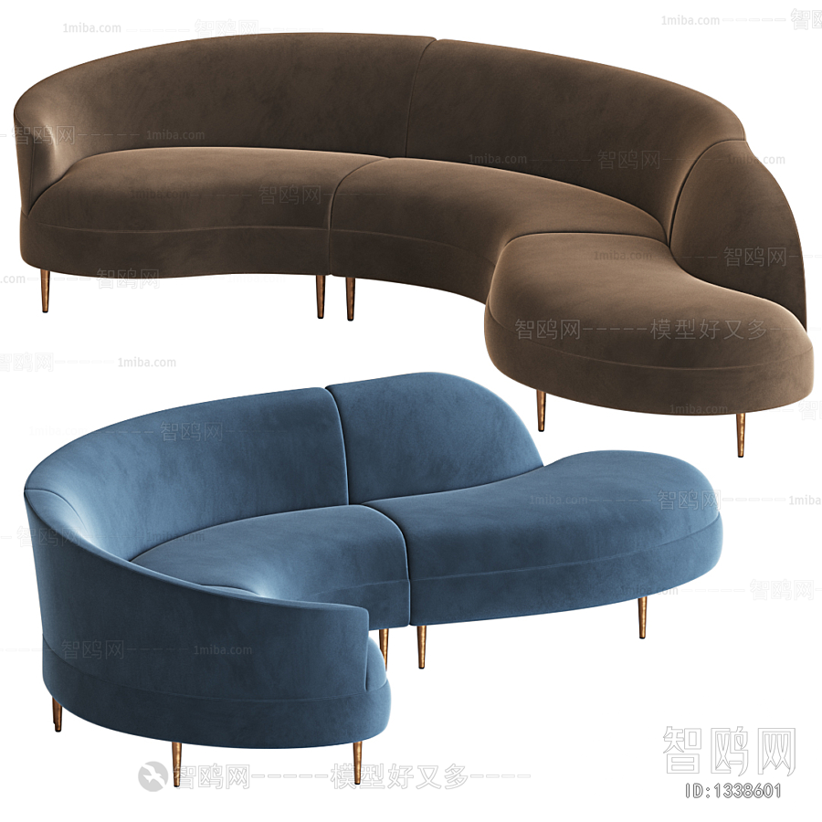 Modern Curved Sofa