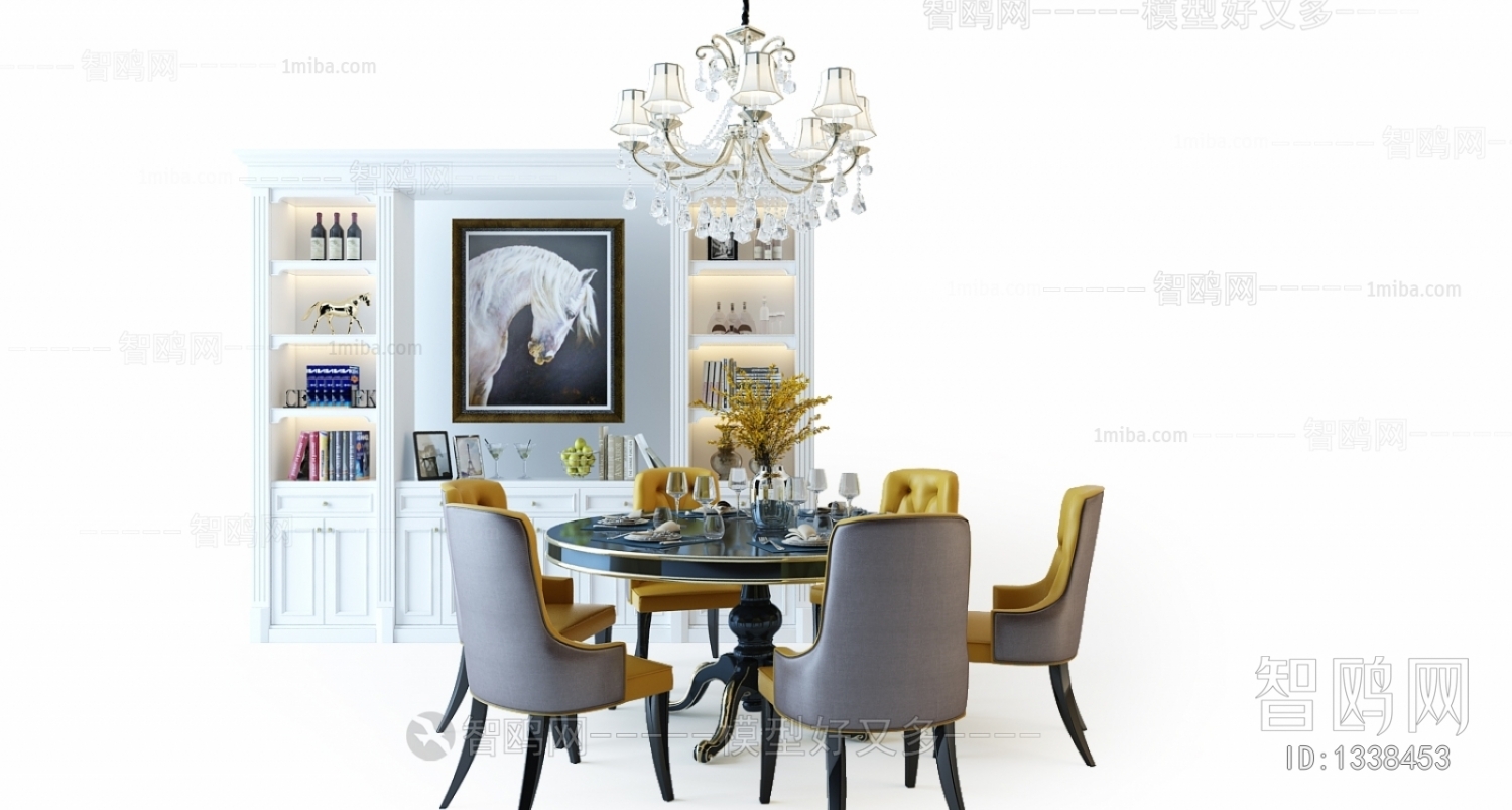 American Style Dining Table And Chairs