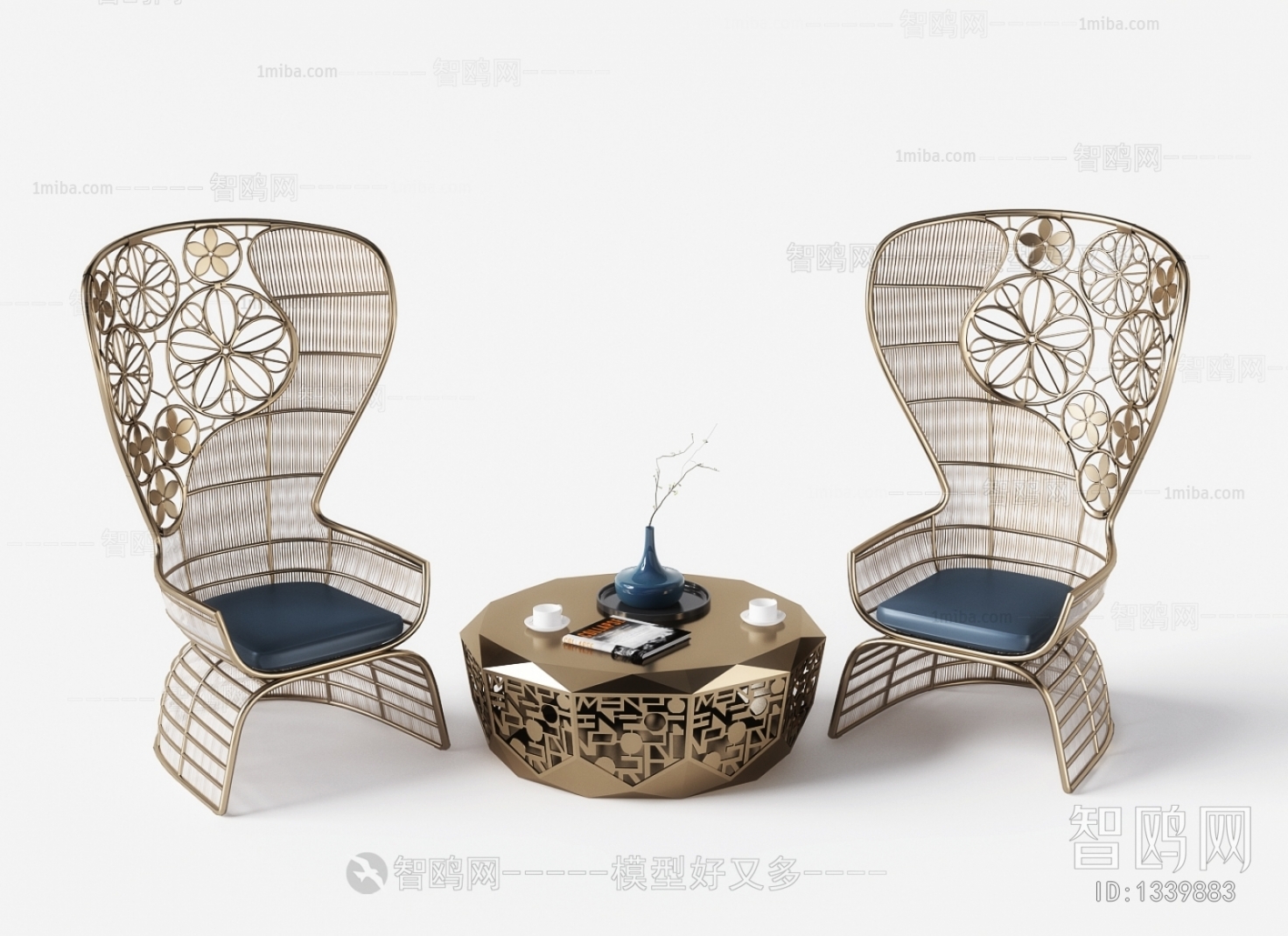 New Chinese Style Lounge Chair