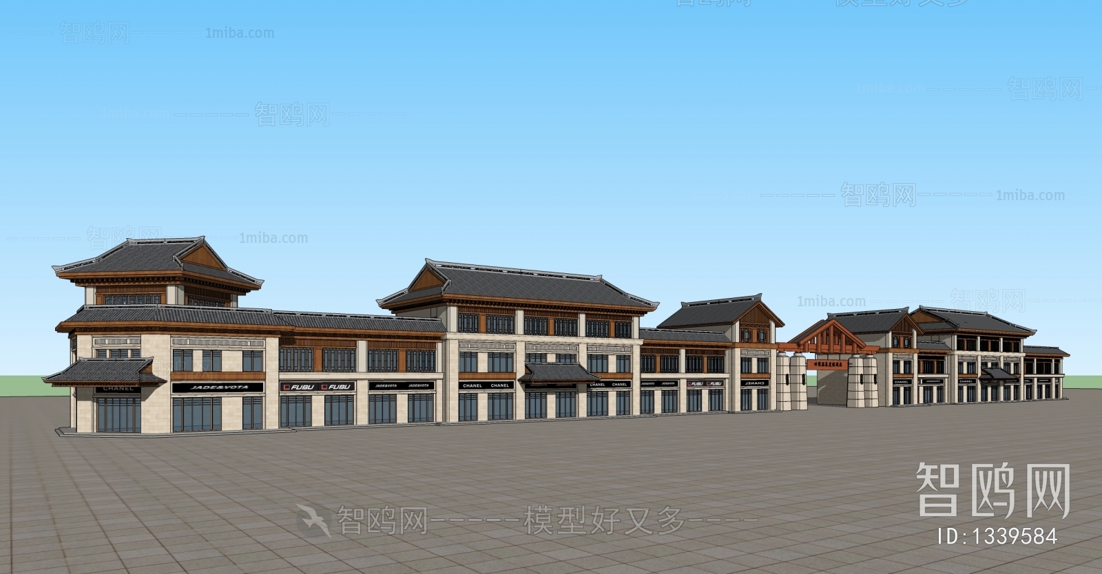 Chinese Style Building Appearance