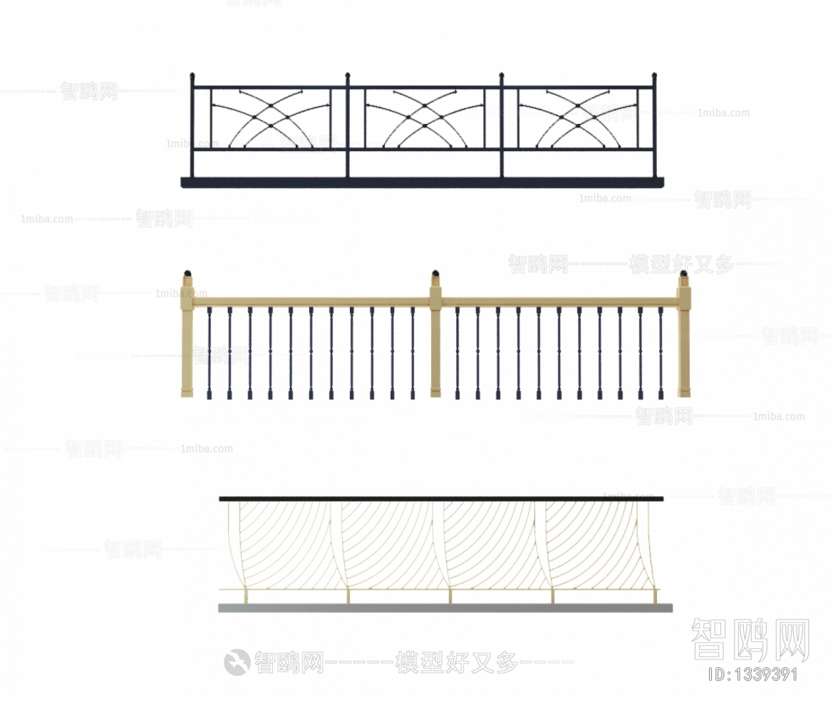 Modern European Style Guardrail