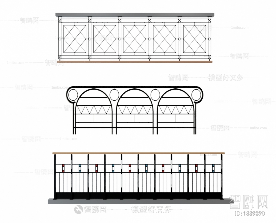 Modern European Style Guardrail