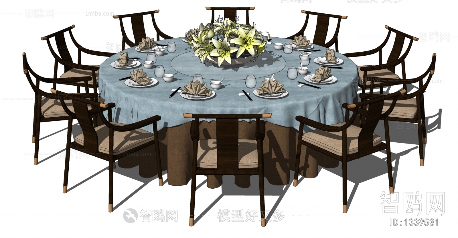 New Chinese Style Dining Table And Chairs