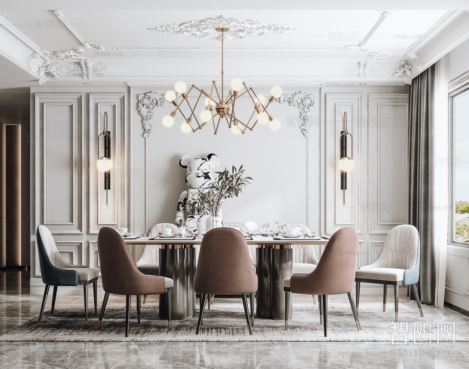 French Style Dining Room