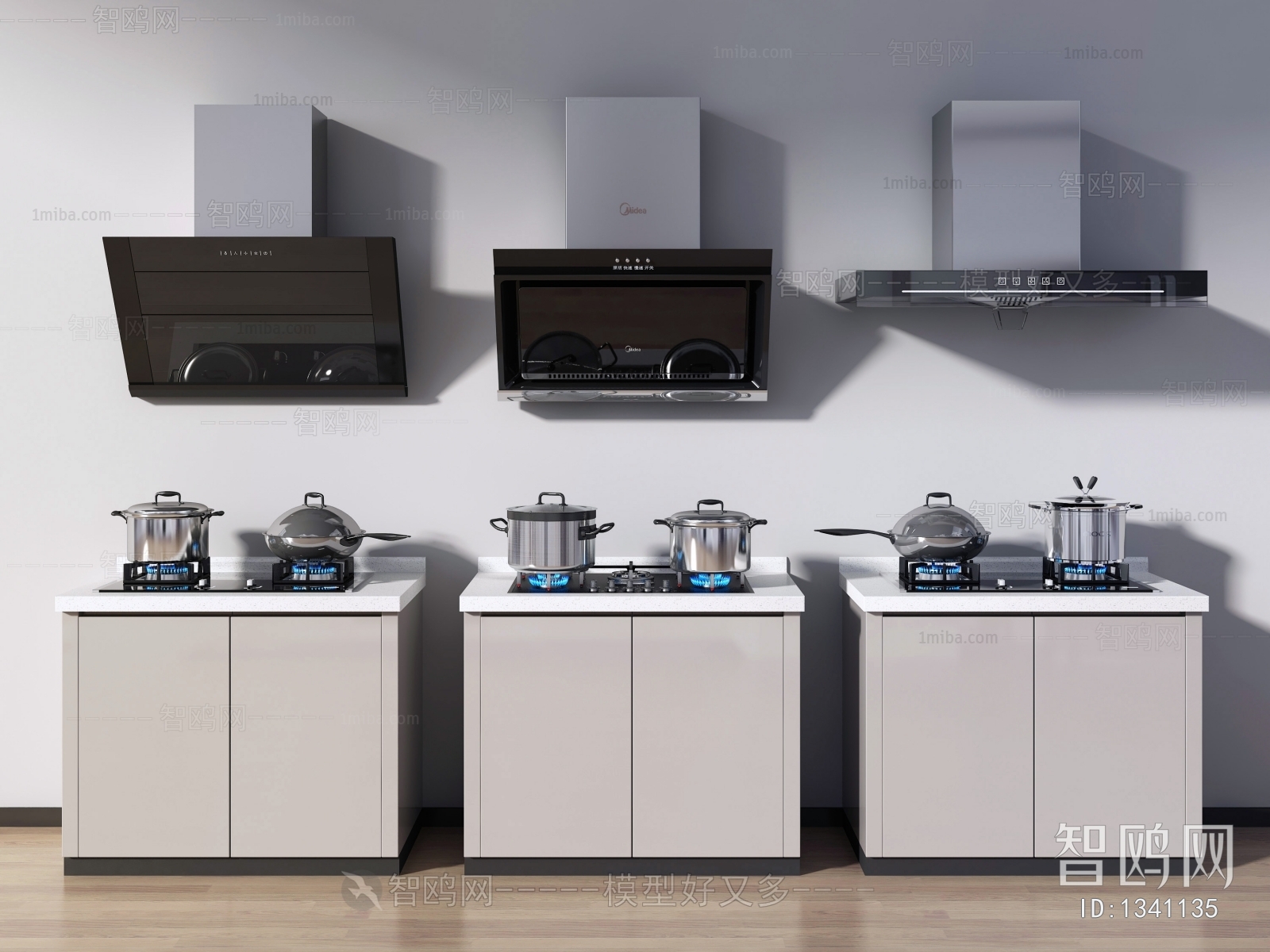 Modern Kitchen Electric Gas Range