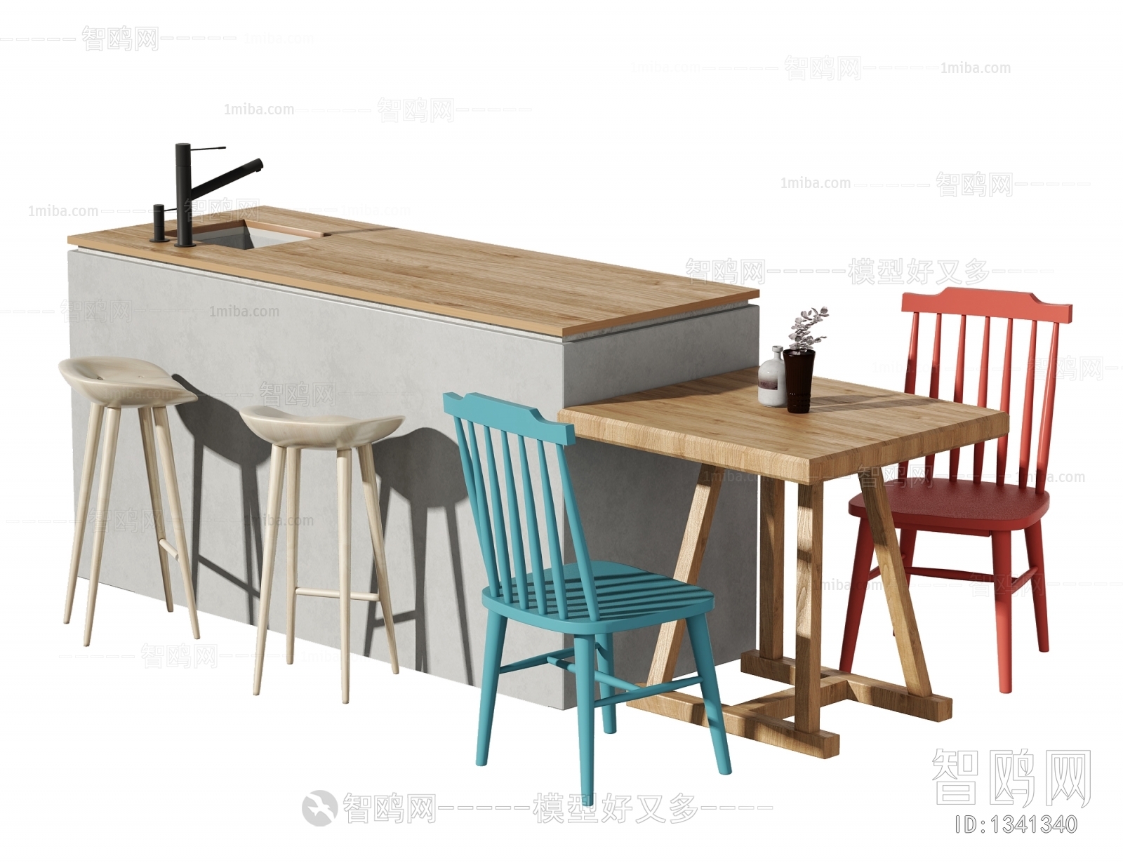 Nordic Style Counter Bar