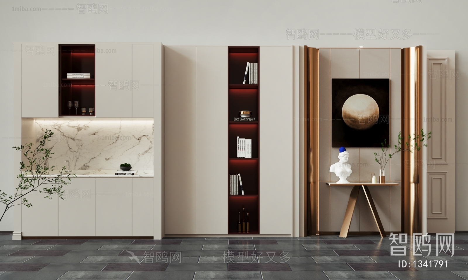 Modern Entrance Cabinet